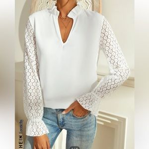 3 long sleeve lace tops